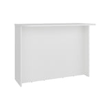 Isla de Cocina Fendi Blanco 120x90cm con Dos Compartimientos y Dos Entrepaños