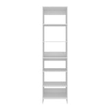 Closet Independiente Blanco 55.8x213.4cm con Cuatro Entrepaños y Seis Compartimientos
