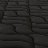 Colchón Cañaveral Negro y Gris Doble 140 X 190 Cm Ortopedico Medio Firme de Espuma y Doble Faz
