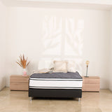 Colchón Andes Resor Gris y Blanco Sencillo 90 X 190 Cm Ortopedico Medio Suave de Resortes y Doble Faz