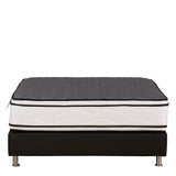 Colchón Andes Resor Gris y Blanco Sencillo 100 X 190 Cm Ortopedico Medio Suave de Resortes y Doble Faz