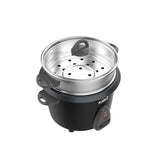 Olla Arrocera Kalley Negro 30x31cm de Siete Tazas con Función para Mantener Caliente