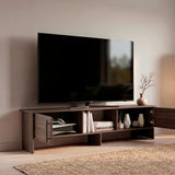 Rack de TV Dago Avellana 160x41.8cm para TV Hasta 65" Pulgadas con Un Compartimiento
