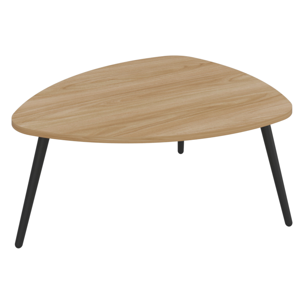 Mesa de Centro Narvik Fresno Europeo 74.1x31.5cm Ovalado con Patas