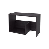 Mesa de Centro Everett Wengue 39.8x63.4cm Rectangular con Compartimiento