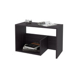 Mesa de Centro Everett Wengue 39.8x63.4cm Rectangular con Compartimiento