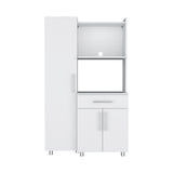 Alacena Pantress Blanco 98x165cm con Tres Puertas y con Un Cajón