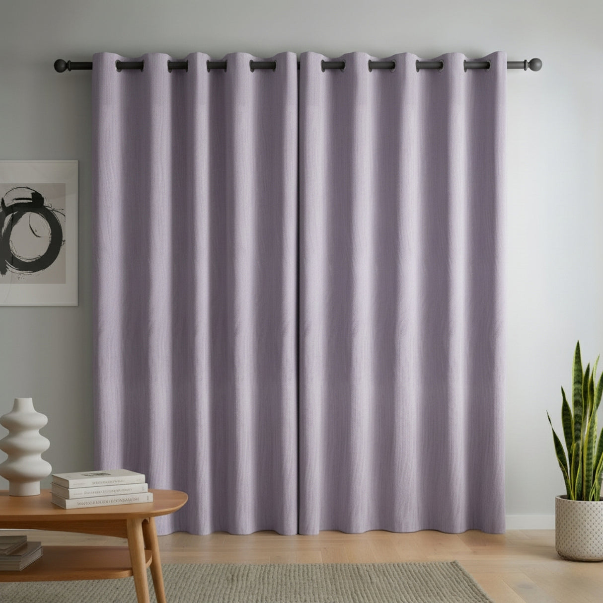 Cortina Blackout Lila 280x220cm Doble Faz Acústica de Lineas
