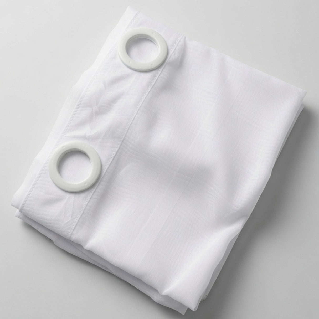 Velo Argollado Blanco 270x220cm Doble Faz Fondo Entero