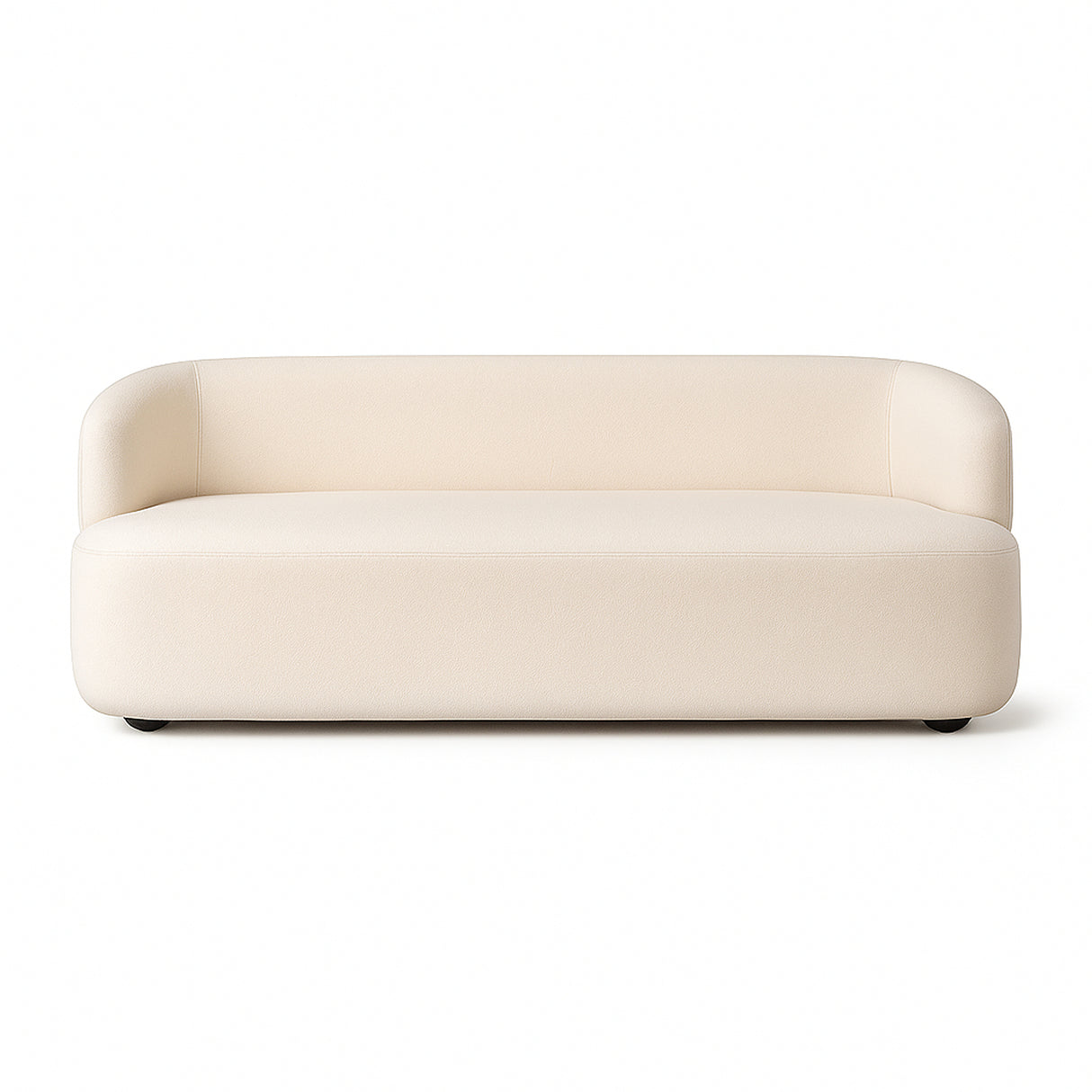 Sala Boom Ovejo Almendra y Amaretto 170x72cm con Un Sofá y Una Mesa de Centro
