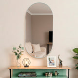 Espejo de Pared Rainbow Agave 50x100cm Ovalado con Marco En PVC