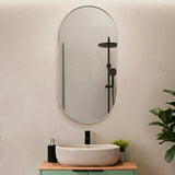 Espejo de Pared Rainbow Agave 50x100cm Ovalado con Marco En PVC