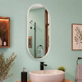 Espejo de Pared Rainbow Capri 50x100cm Ovalado con Marco En PVC