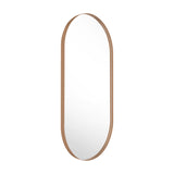 Espejo de Pared Rainbow Amber 50x100cm Ovalado con Marco En PVC
