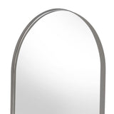 Espejo de Pared Rainbow Gris Grafito 50x100cm Ovalado con Marco En PVC
