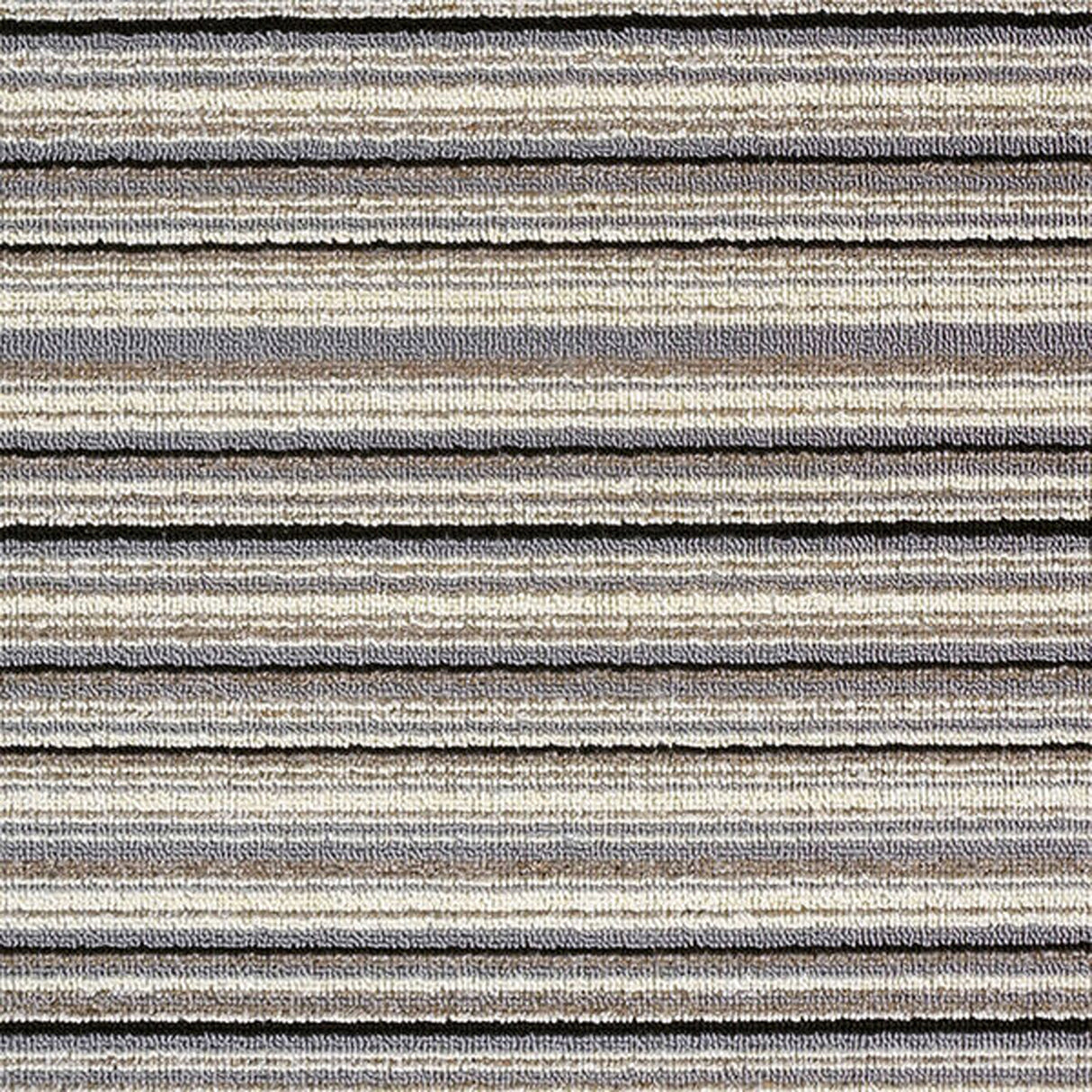 Alfombra Newark Negro y Multicolor 150x200cm Rectangular Suave para Sala De Estar de Lineas
