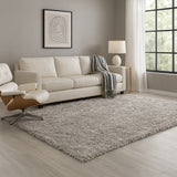 Alfombra Hawaii Gris 200x150cm Rectangular Suave para Sala De Estar Fondo Entero