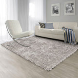 Alfombra Hawaii Gris 200x150cm Rectangular Suave para Sala De Estar Fondo Entero