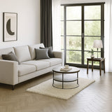 Alfombra Hawaii Blanco Crema 100x50cm Rectangular Suave para Sala De Estar Fondo Entero