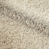 Alfombra Hawaii Blanco Crema 100x50cm Rectangular Suave para Sala De Estar Fondo Entero