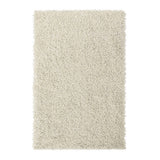Alfombra Hawaii Blanco Crema 150x100cm Rectangular Suave para Sala De Estar Fondo Entero