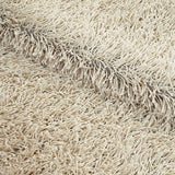 Alfombra Hawaii Blanco Crema 150x100cm Rectangular Suave para Sala De Estar Fondo Entero