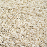 Alfombra Hawaii Blanco Crema 150x100cm Rectangular Suave para Sala De Estar Fondo Entero
