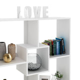 Estante Gracia Blanco 90x90cm con Cinco Entrepaños