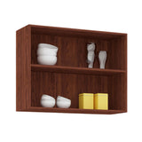 Cocina Modular Canna Café y Blanco 120X144.5cm sin Mesón y sin Pozuelo