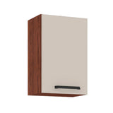 Cocina Modular Canna Café y Blanco 120X144.5cm sin Mesón y sin Pozuelo
