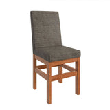 Comedor Toledo Almendra 120x78cm Cuadrado de Cuatro Puestos con Cuatro Sillas