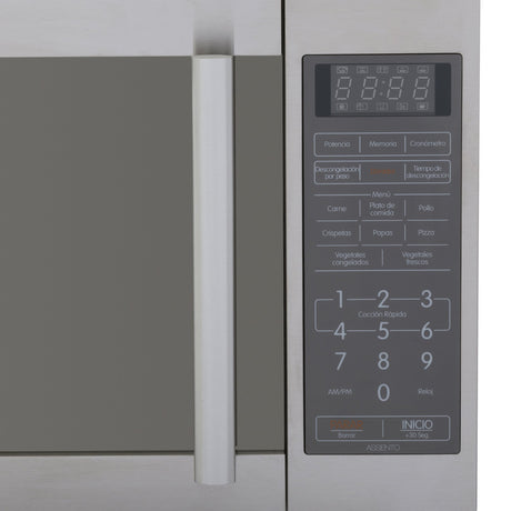 Horno Microondas Haceb Inox 43.6x30.6cm de 31 Litros con 14 Funciones