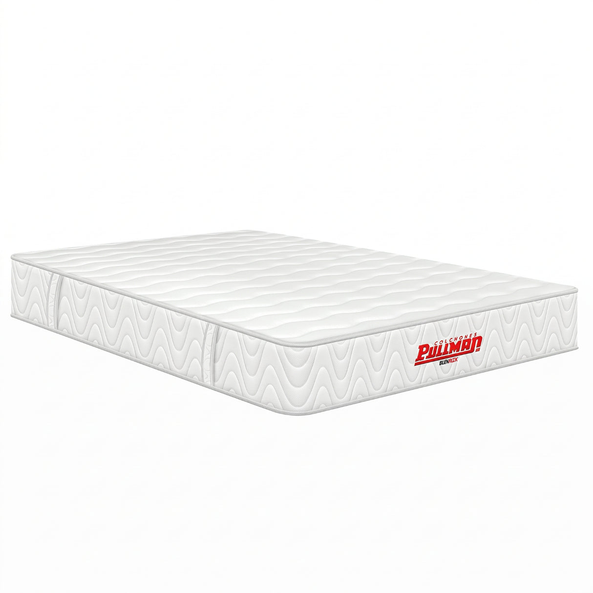 Colchón Enrollado Ecopack Blanco Sencillo 100 X 190 Cm Ortopedico Firmeza Medio con Pillow Sencillo