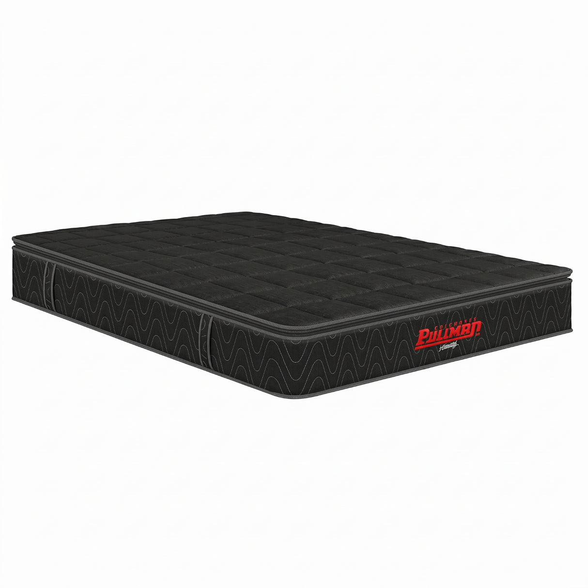Colchón Enrollado Orthopack BTU Negro Doble 140 X 190 Cm Ortopedico Firmeza Medio con Pillow Sencillo
