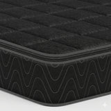 Colchón Enrollado Orthopack BTU Negro Doble 140 X 190 Cm Ortopedico Firmeza Medio con Pillow Sencillo