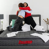 Colchón Enrollado Orthopack BTU Gris Semidoble 120 X 190 Cm Ortopedico Firmeza Medio con Pillow Sencillo
