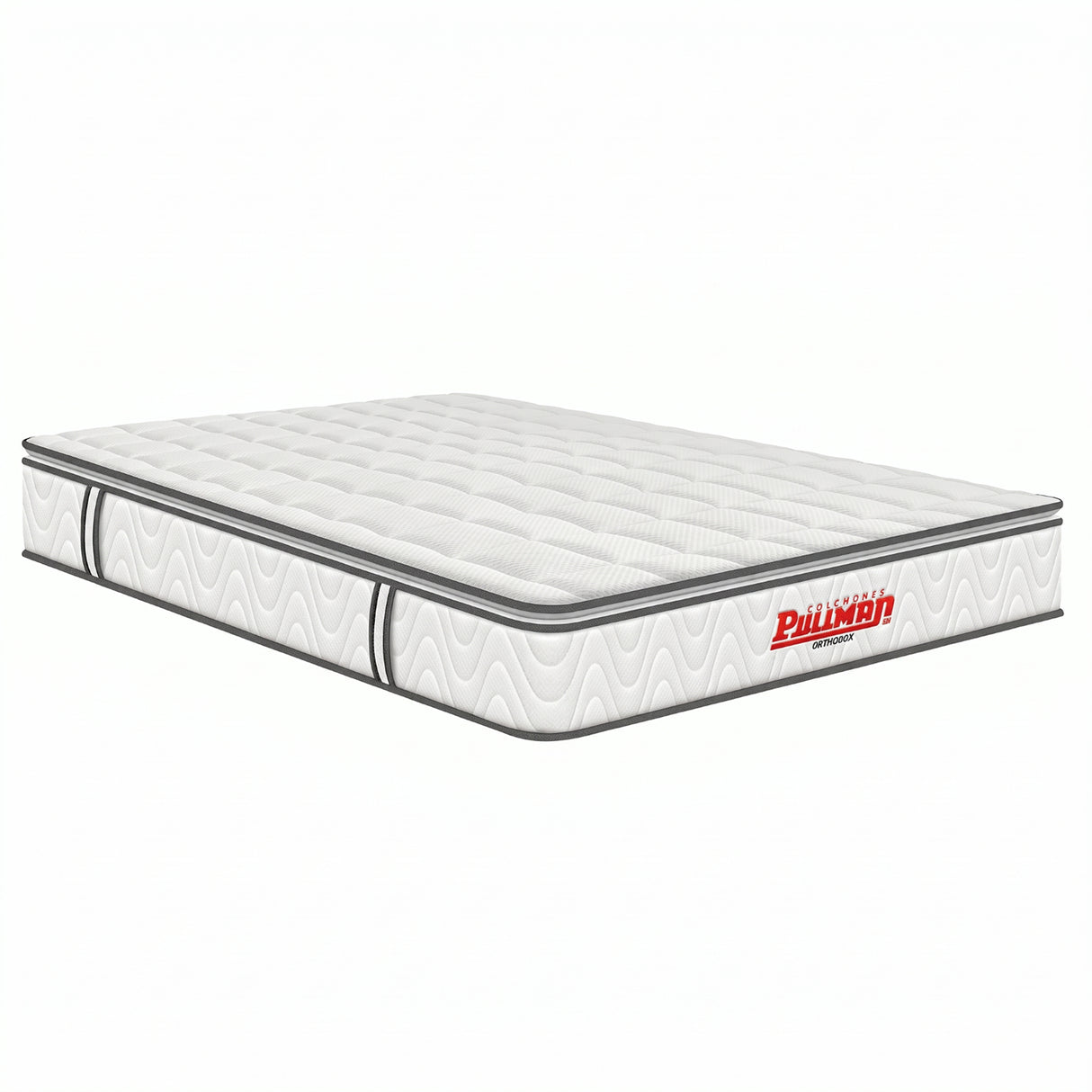 Colchón Enrollado Orthopack BTU Blanco Sencillo 100 X 190 Cm Ortopedico Firmeza Medio con Pillow Sencillo