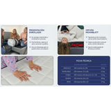 Colchón Enrollado Orthopack BTU Blanco Semidoble 120 X 190 Cm Ortopedico Firmeza Medio con Pillow Sencillo