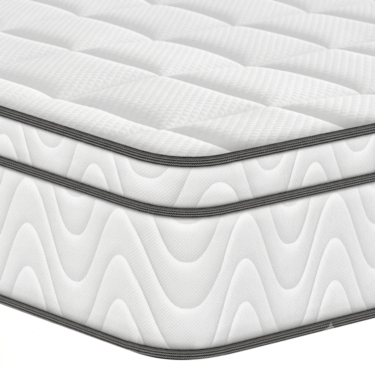 Colchón Enrollado Orthopack Euro U Blanco Semidoble 120 X 190 Cm Ortopedico Firmeza Medio con Pillow Sencillo