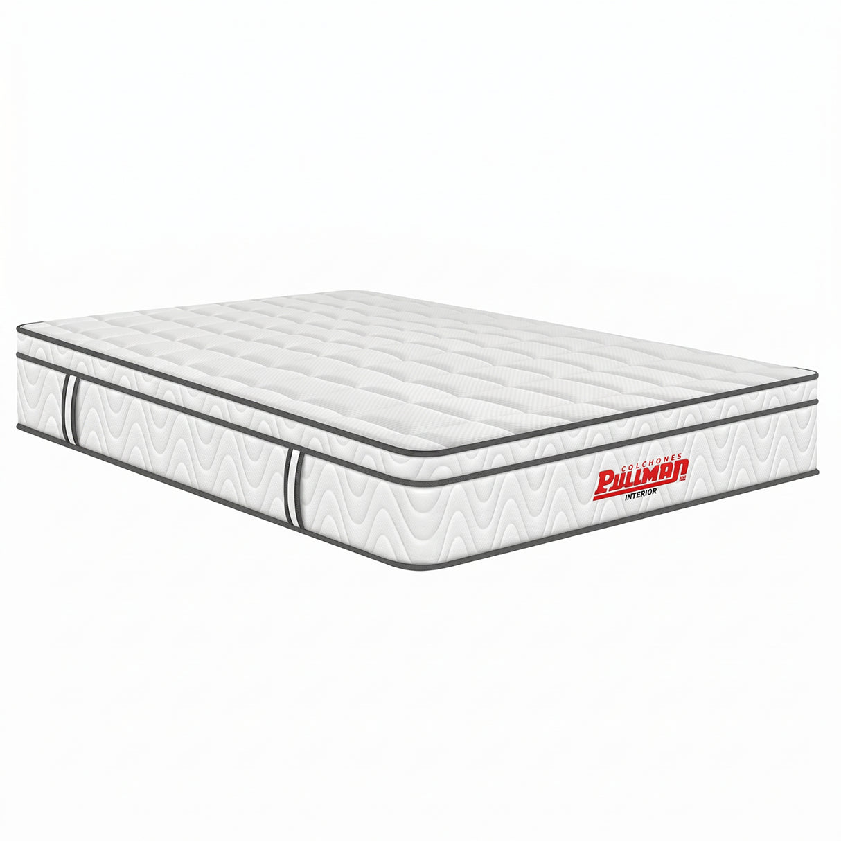 Colchón Enrollado Orthopack Euro U Blanco King 200 X 200 Cm Ortopedico Firmeza Medio con Pillow Sencillo
