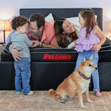 Colchón Enrollado Orthopack Euro U Negro Sencillo 100 X 190 Cm Ortopedico Firmeza Medio con Pillow Sencillo