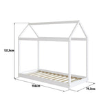 Cama Infantil Montessoriaba Blanco 74.2x137.5cm para colchón Infantil 70 X 130 Cm y sin Colchon