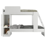 Cama Multifuncional Tokio Blanco 87x165cm para colchón Infantil 70 X 180 Cm con Cabecero y sin Colchon