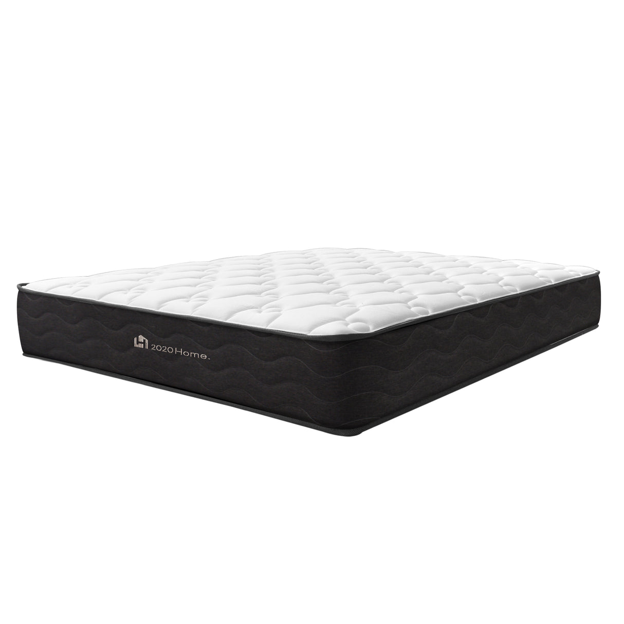 Combo Base Cama y Colchón Atlanta Blanco 193x68cm con colchoneta Sencilla 90 X 190 cm