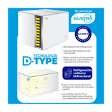 Congelador Kalley Inverter Dual Blanco 54.7x85cm de 99 Litros con Iluminación Interna