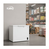 Congelador Kalley Inverter Dual Blanco 55x85cm de 194 Litros con Iluminación Interna