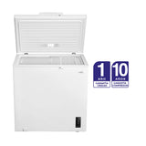 Congelador Kalley Inverter Dual Blanco 55x85cm de 194 Litros con Iluminación Interna