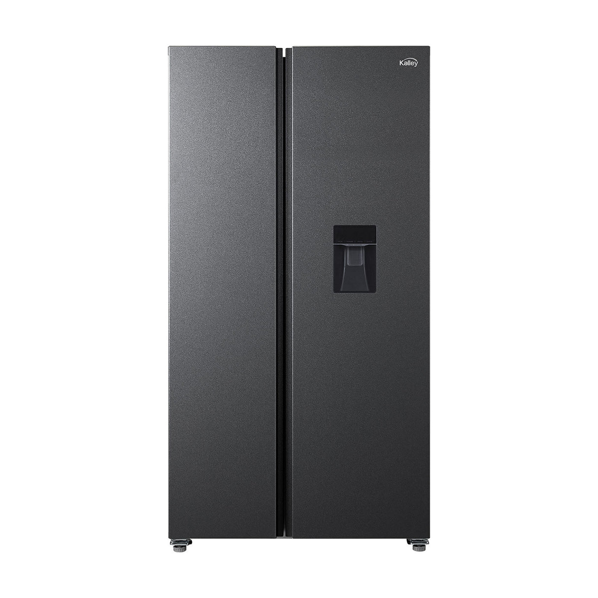 Nevecón No Frost Kalley Side by Side Gris 91x177cm Americano de 439 Litros con Dispensador de Agua