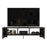 Rack de TV Belga Mamba 160x41.8cm para TV Hasta 65" Pulgadas con Tres Compartimientos