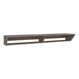 Rack de TV Russel Positano 160x18.1cm Flotante para TV Hasta 65" Pulgadas con Dos Compartimientos y con Ranura para Cables